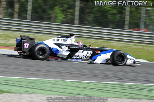 2008-04-26 Monza 1507 Formule Renault 3.5 Series - Guillaume Moreau